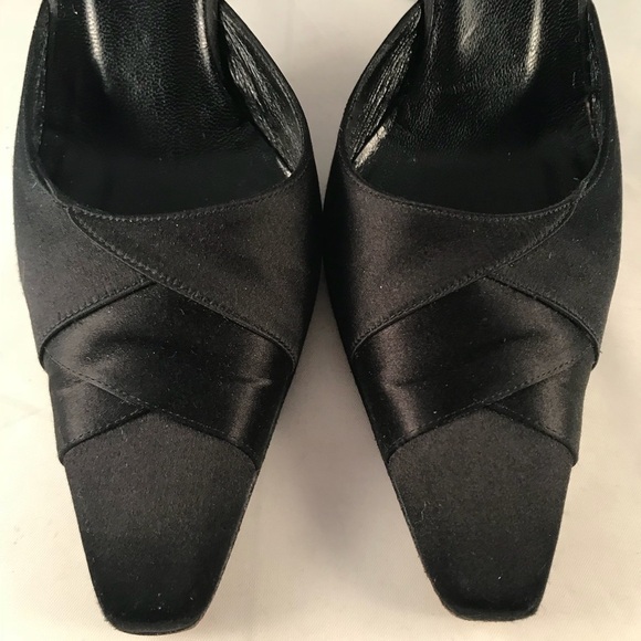 Dior Silk/Satin Rhinestone Heels- Size 8 - Picture 5 of 8